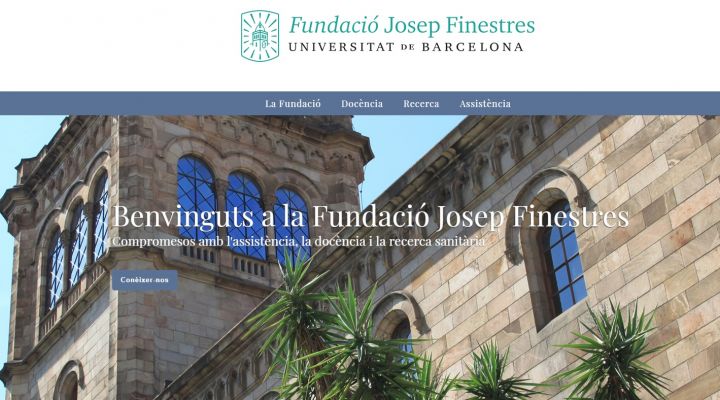 La Fundació Josep Finestres, el Hospital Odontològic UB y el Hospital Podològic UB renuevan sus páginas web.