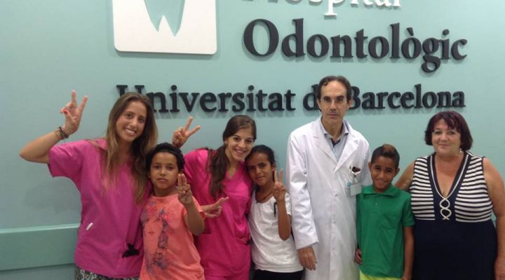 Los niños saharauis en el Hospital Odontológico Universidad de Barcelona