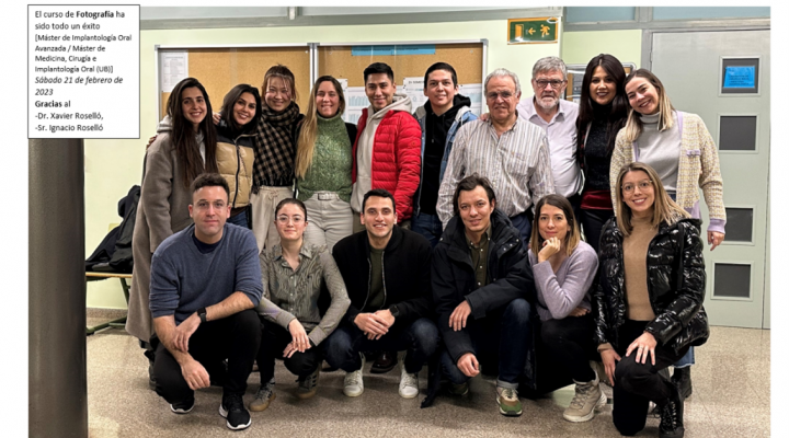 Los estudiantes de máster del Hospital Odontològic UB, en continúa formación.