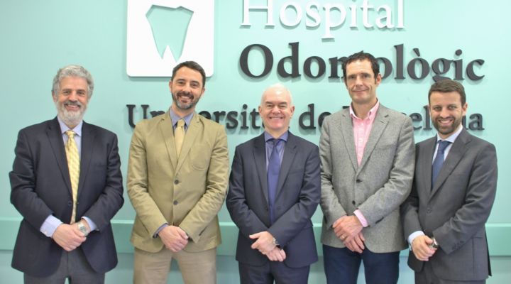 L'Hospital Odontològic Universitat de Barcelona rep la visita del Dr. Paul Coulthard, degà d’Odontologia de la Universitat de Manchester
